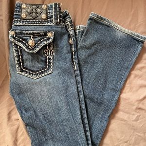Size 12 Miss Me jeans.
